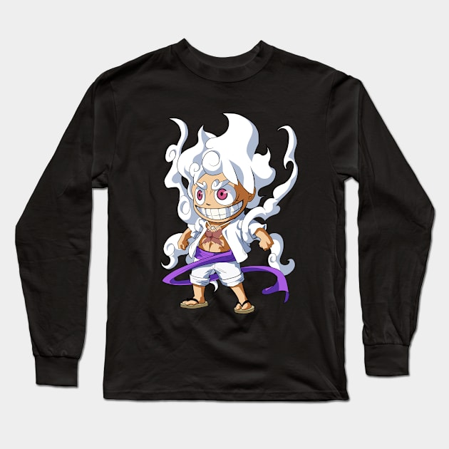 Luffy Gear 5 Long Sleeve T-Shirt by Raul_Picardo